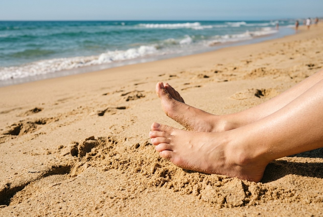 Les pieds à la plage : conseils du podologue